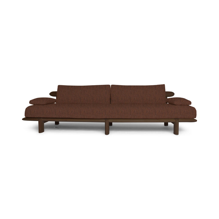 Livorno Sofa - BETACO Sofas - 3-Seater Sofa / Bronze Chocolate Aluminum / Ferriere 4 - HORNE