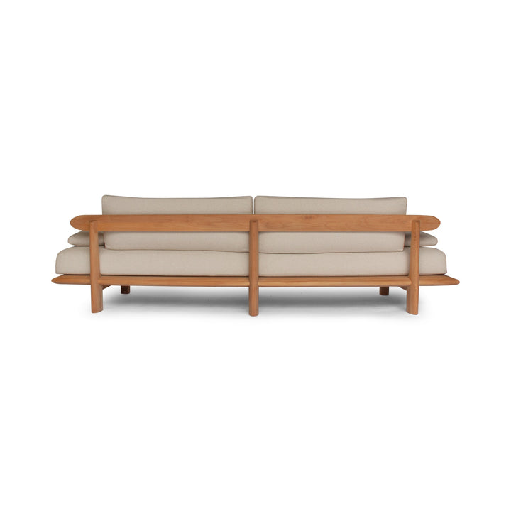 Livorno Sofa - BETACO Sofas - 3-Seater Sofa / Bronze Chocolate Aluminum / Lorkey 41 - HORNE