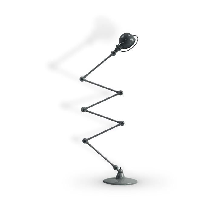 Loft Zig - Zag Floor Lamp 6 - Arm - D9406 - Jielde - Floor Lamps - Glossy - Granite Grey - RAL7026 - HORNE