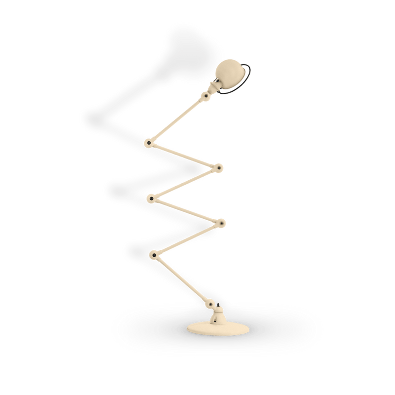 Loft Zig - Zag Floor Lamp 6 - Arm - D9406 - Jielde - Floor Lamps - Glossy - Apple Green - RAL6018 - HORNE