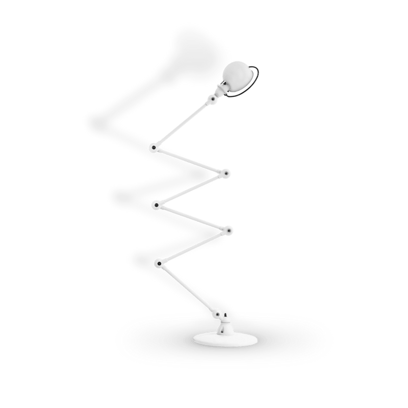 Loft Zig - Zag Floor Lamp 6 - Arm - D9406 - Jielde - Floor Lamps - Glossy - Apple Green - RAL6018 - HORNE