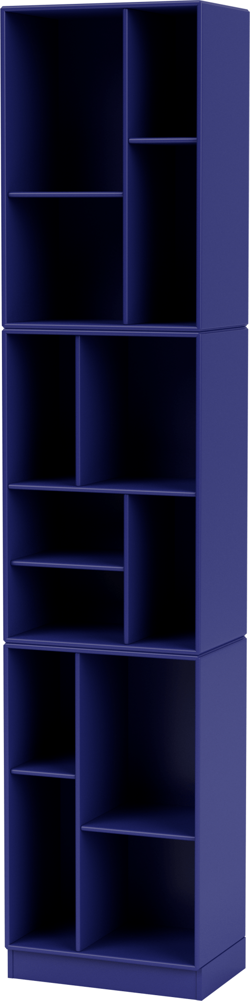 Loom Slim Bookcase - With Plinth Base - Montana - Shelving - Amber - 1.2