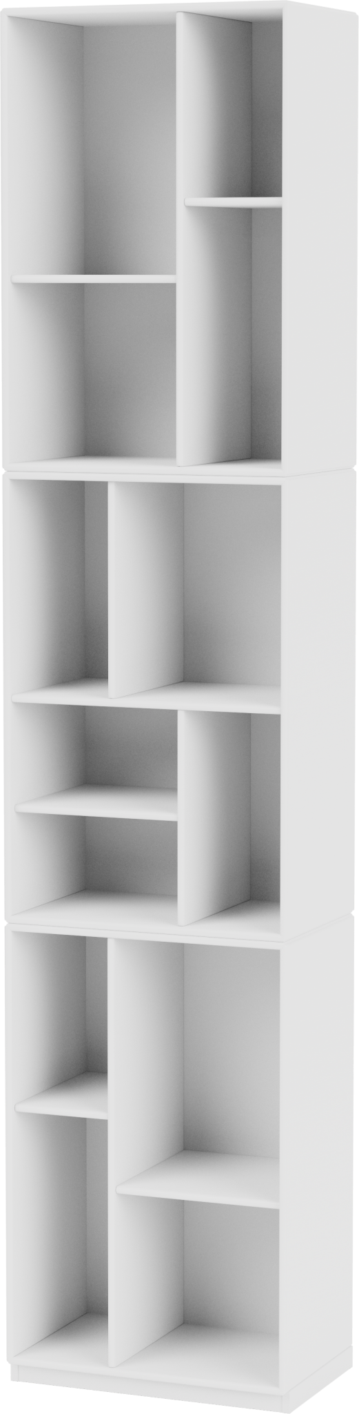 Loom Slim Bookcase - With Plinth Base - Montana - Shelving - Amber - 1.2