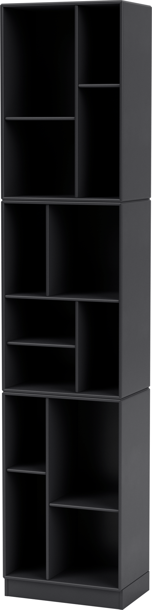 Loom Slim Bookcase - With Plinth Base - Montana - Shelving - Amber - 1.2