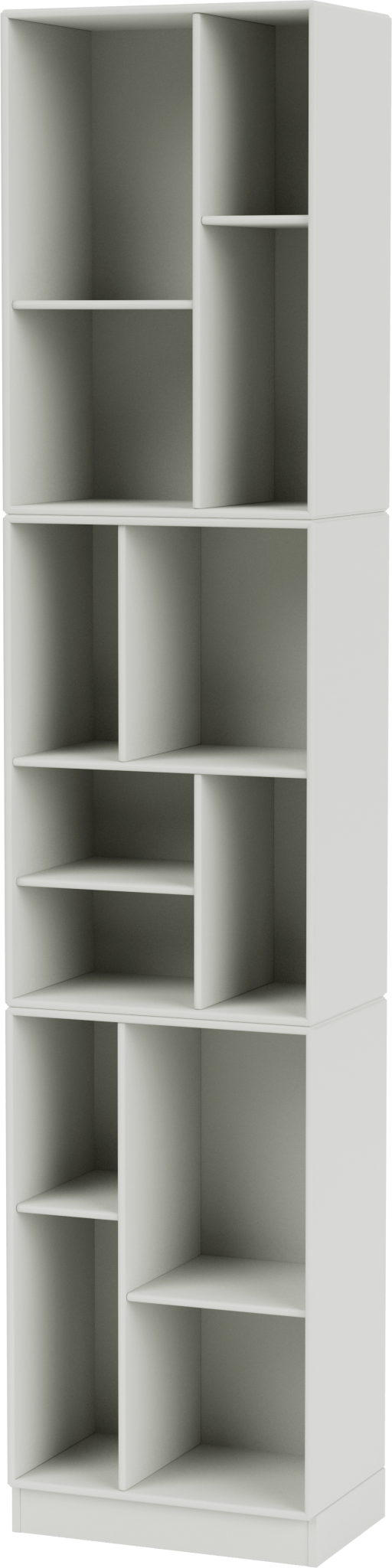 Loom Slim Bookcase - With Plinth Base - Montana - Shelving - Amber - 1.2