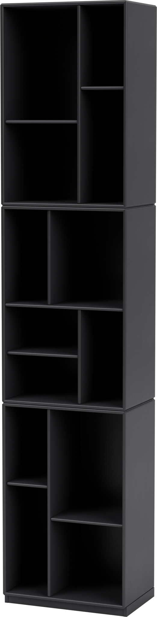 Loom Slim Bookcase - With Plinth Base - Montana - Shelving - Amber - 1.2