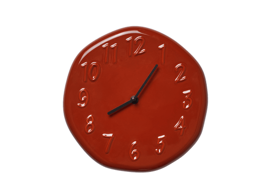 Loopi Wall Clock - Baked Clay - Ferm Living