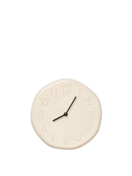 Loopi Wall Clock - Cream - Ferm Living