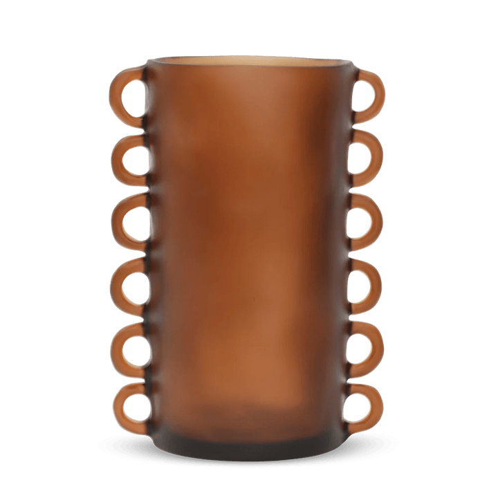 Loopy Large Vase - Tina Frey Decorative Objects - Brown Amber - HORNE