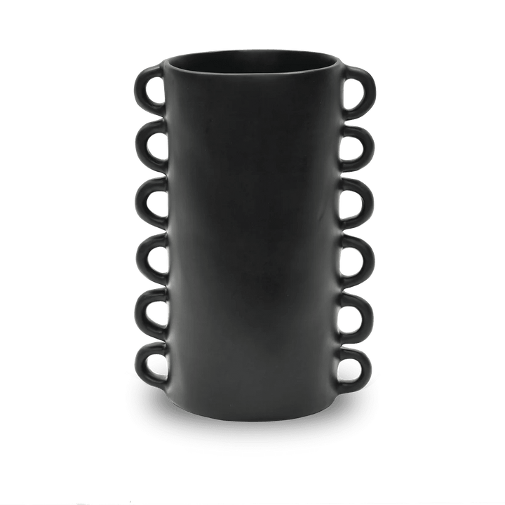 Loopy Large Vase - Tina Frey Decorative Objects - Black - HORNE