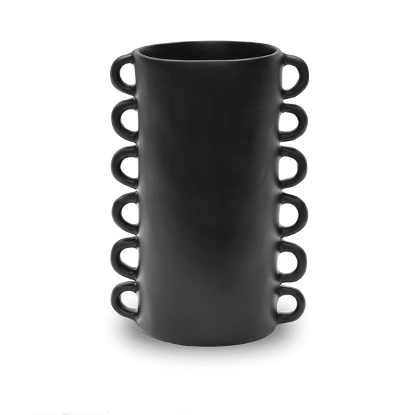Loopy Large Vase - Tina Frey Decorative Objects - Black - HORNE
