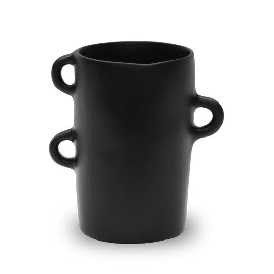 Loopy Medium Vase - Tina Frey Decorative Objects - Black - HORNE
