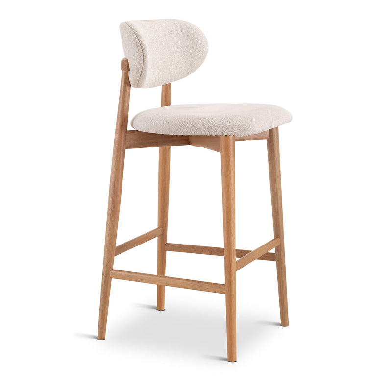 Lucia Bar Stool - Urbia Stools + Benches + Ottomans - Jute - Ebano - HORNE