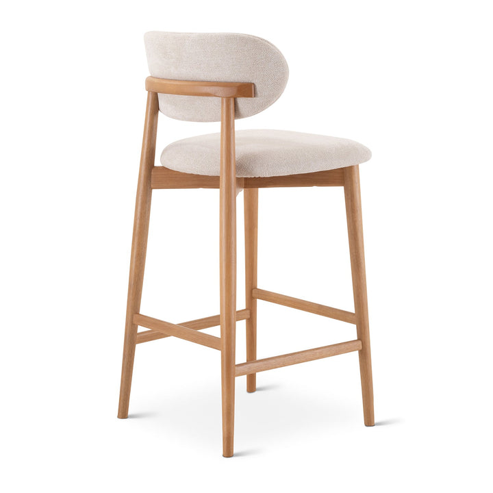 Lucia Bar Stool - Urbia Stools + Benches + Ottomans - Jute - Ebano - HORNE