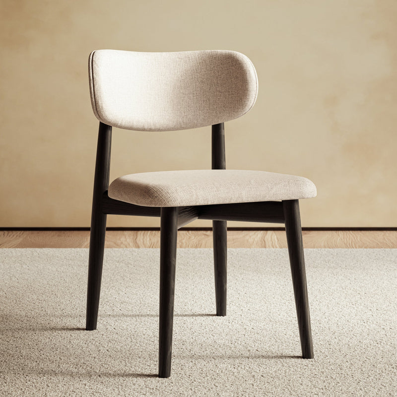 Lucia Side Chair - Urbia Chairs - Harvest Jute Ebano - HORNE