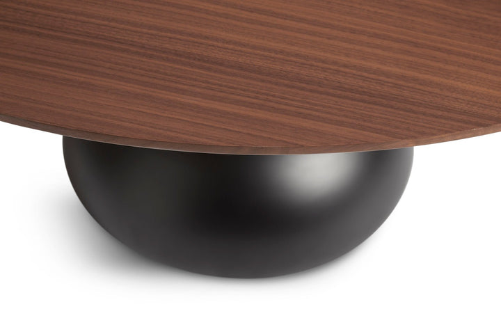 Ludo Dining Table - Woud - Tables - Lacquered Walnut - HORNE
