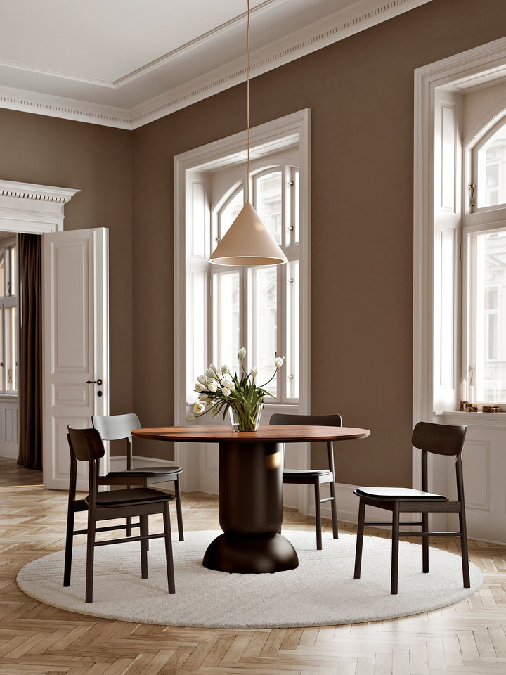 Ludo Dining Table - Walnut alternate view - Woud