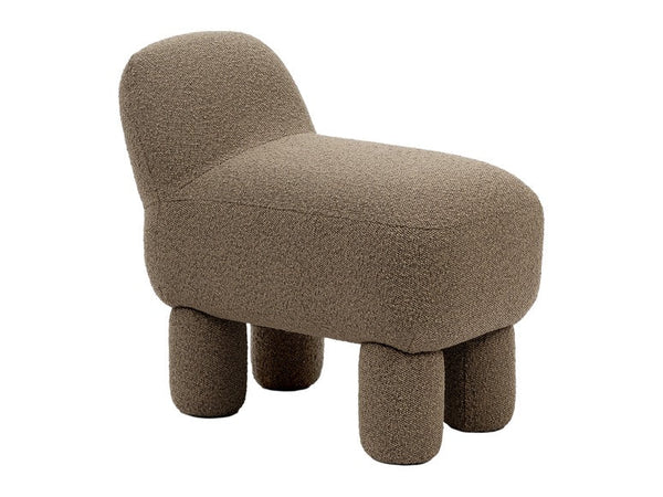 Lulu Pouf - Design House Stockholm Stools + Benches + Ottomans - Brown - HORNE