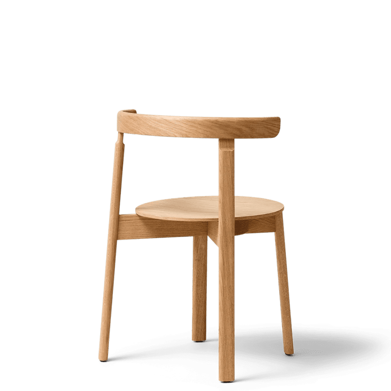 Lunar Chair - Form & Refine Chairs - White Oak - With Upholstery - HORNE