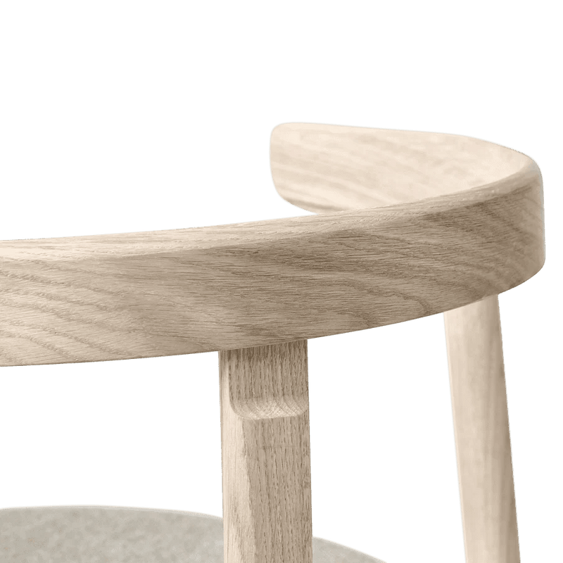 Lunar Chair - Form & Refine Chairs - White Oak - With Upholstery - HORNE