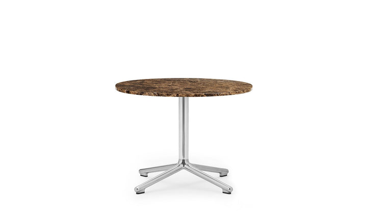 Lunar Table - Normann Copenhagen Coffee Tables - Lunar Table H45 cm Aluminum/Marble - Lunar Coffee Table H45 Ø60 cm Alu/ Marble - Coffee - HORNE