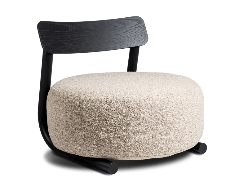 Maamuna Lounge Chair - Made By Choice Chairs - Natural Oak & Blue - HORNE