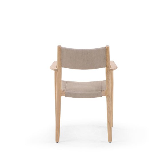 Maddalena Arm Chair - BETACO Chairs - Mocca Rope / Teak - HORNE