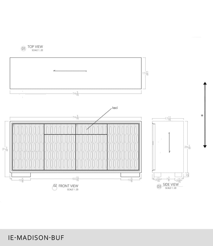 Madison Buffet - Urbia Dressers - HORNE