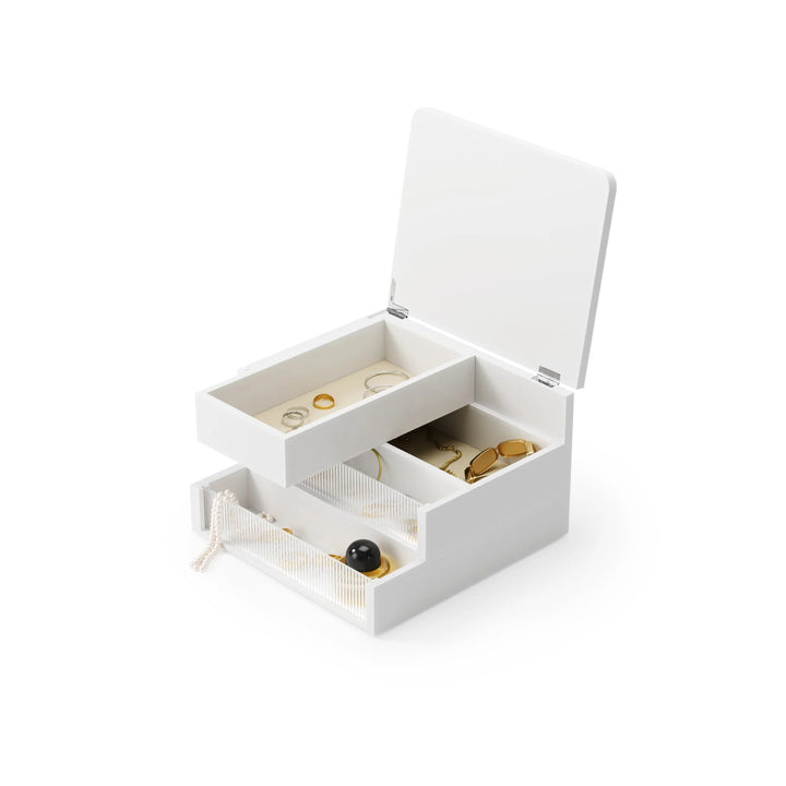 Malibu Storage Box - Umbra Storage + Organization - White - HORNE