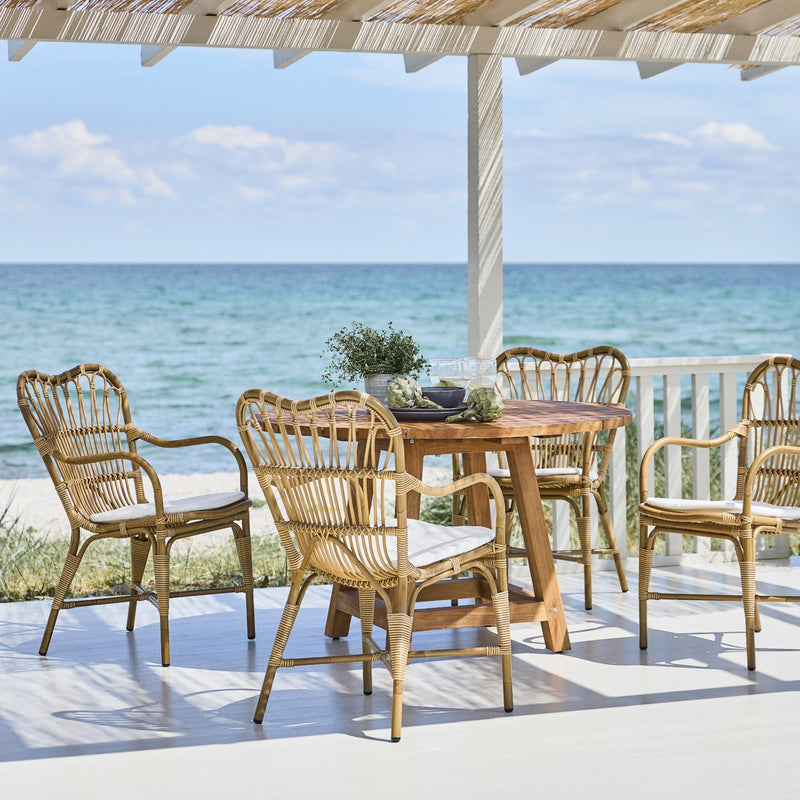 Margret Arm Chair - Exterior - Sika Design - Outdoor Furniture - Dove White - HORNE