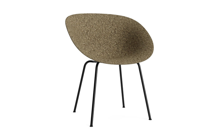 Mat Armchair Steel - Normann Copenhagen Dining Chairs - Mat Armchair Black Steel - Seaweed - HORNE