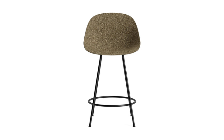 Mat Bar Chair 65 cm Steel - Normann Copenhagen Barstools - Mat Bar Chair 65 cm Cream Steel - Seaweed - HORNE
