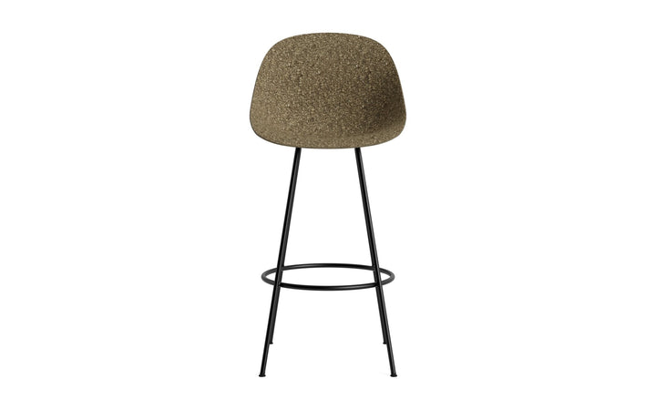 Mat Bar Chair 75 cm Steel - Normann Copenhagen Barstools - Mat Bar Chair 75 cm Cream Steel - Seaweed - HORNE
