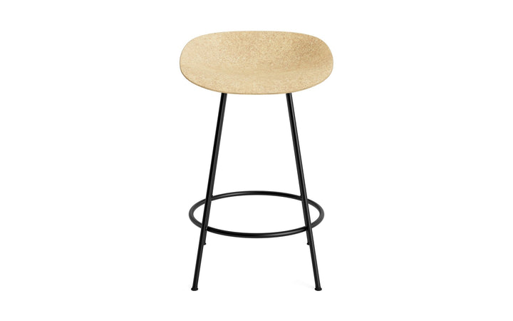 Mat Barstool 65 cm Steel - Normann Copenhagen Barstools - Mat Barstool 65 cm Cream Steel - Seaweed - HORNE