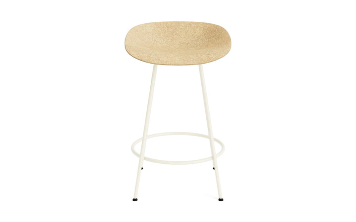 Mat Barstool 65 cm Steel - Normann Copenhagen Barstools - Mat Barstool 65 cm Cream Steel - Seaweed - HORNE