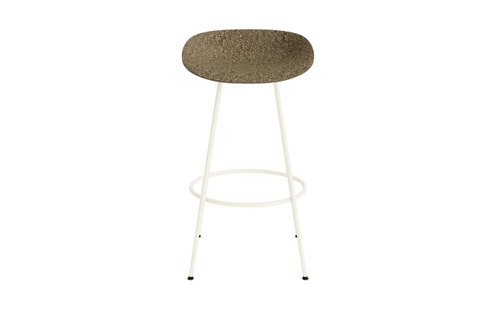 Mat Barstool 75 cm Steel - Normann Copenhagen Barstools - Mat Barstool 75 cm Cream Steel - Seaweed - HORNE