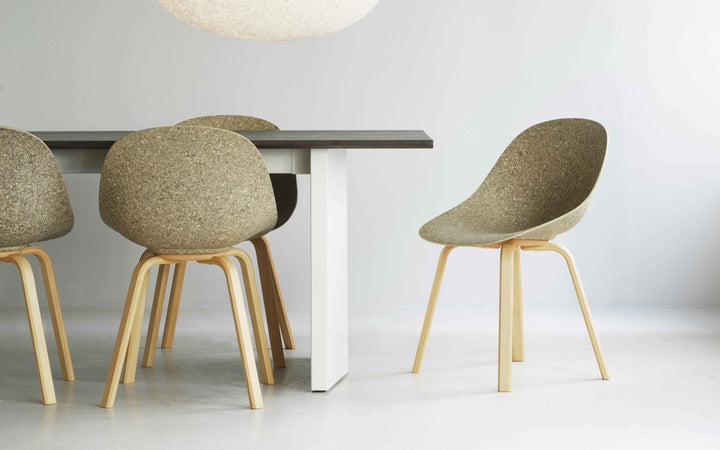 Mat Chair Wood - Normann Copenhagen Dining Chairs - Seaweed - HORNE