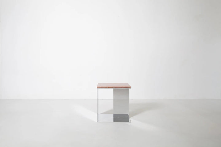 Material Studies Cube v.4 - Kalon Studios Tables - Mineral Blue - HORNE
