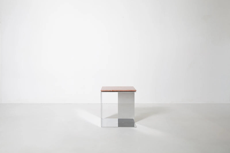 Material Studies Cube v.4 - Kalon Studios Tables - Mineral Blue - HORNE