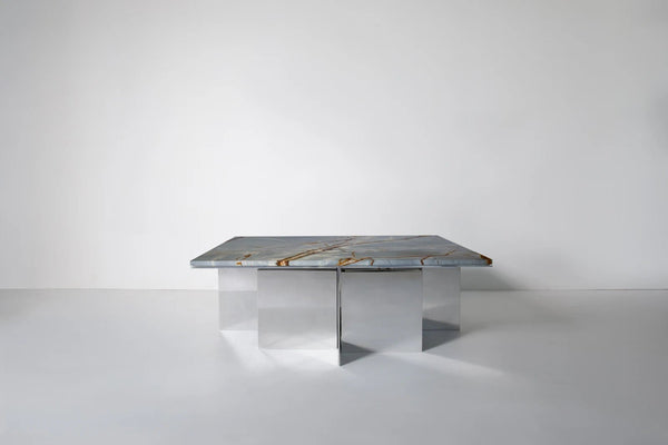Material Studies II Coffee Table - Kalon Studios Tables - Mineral Blue - HORNE