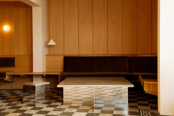 Material Studies II Coffee Table - Kalon Studios Tables - Mineral Blue - HORNE