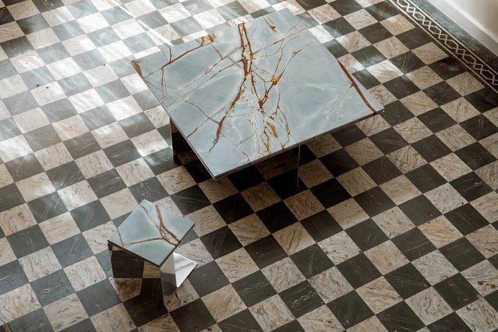 Material Studies II Coffee Table - Kalon Studios Tables - Mineral Blue - HORNE