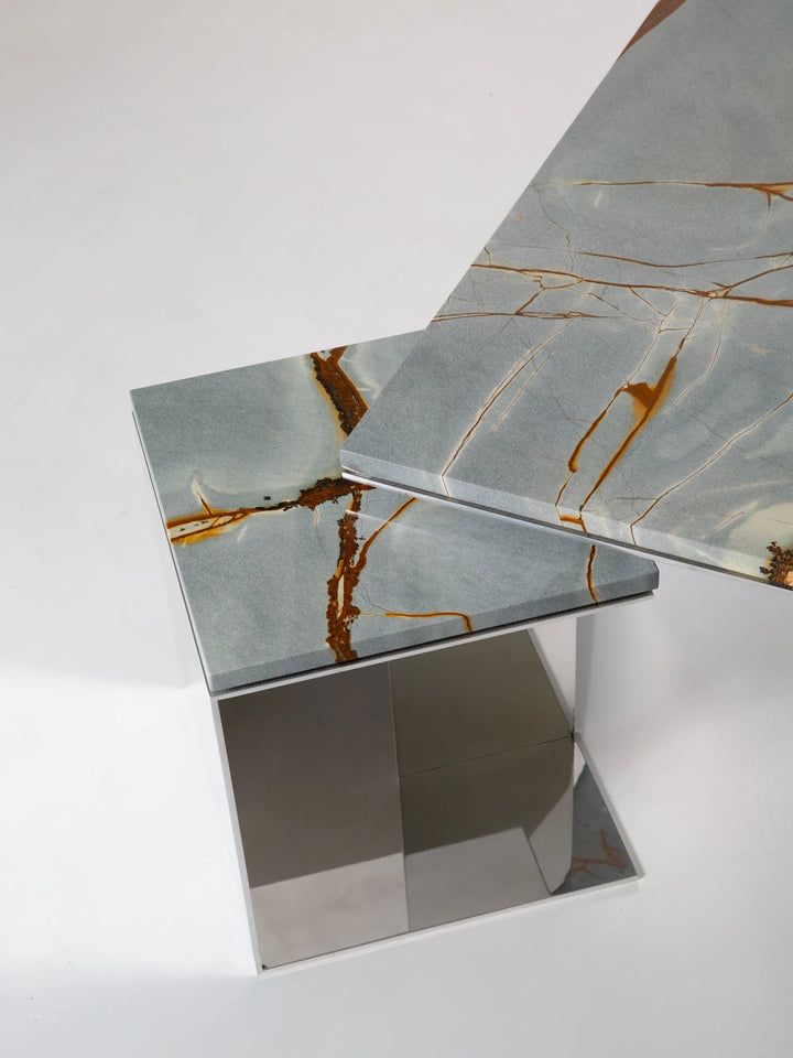 Material Studies II Coffee Table - Kalon Studios Tables - Mineral Blue - HORNE