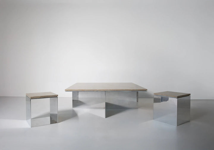 Material Studies II Coffee Table - Kalon Studios Tables - Mineral Blue - HORNE