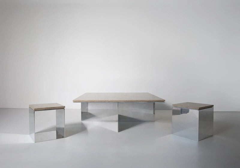 Material Studies II Coffee Table - Kalon Studios Tables - Mineral Blue - HORNE
