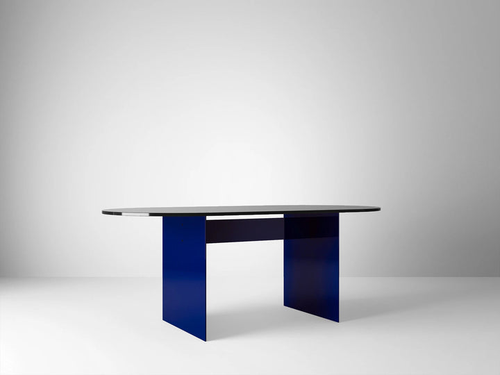 Material Studies Rugosa Dining Table - Kalon Studios Tables - Oxblood - HORNE