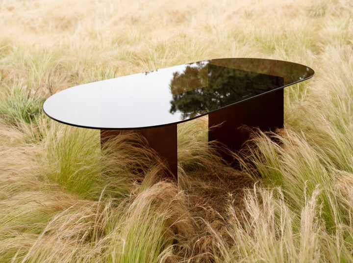 Material Studies Rugosa Dining Table - Kalon Studios Tables - Oxblood - HORNE