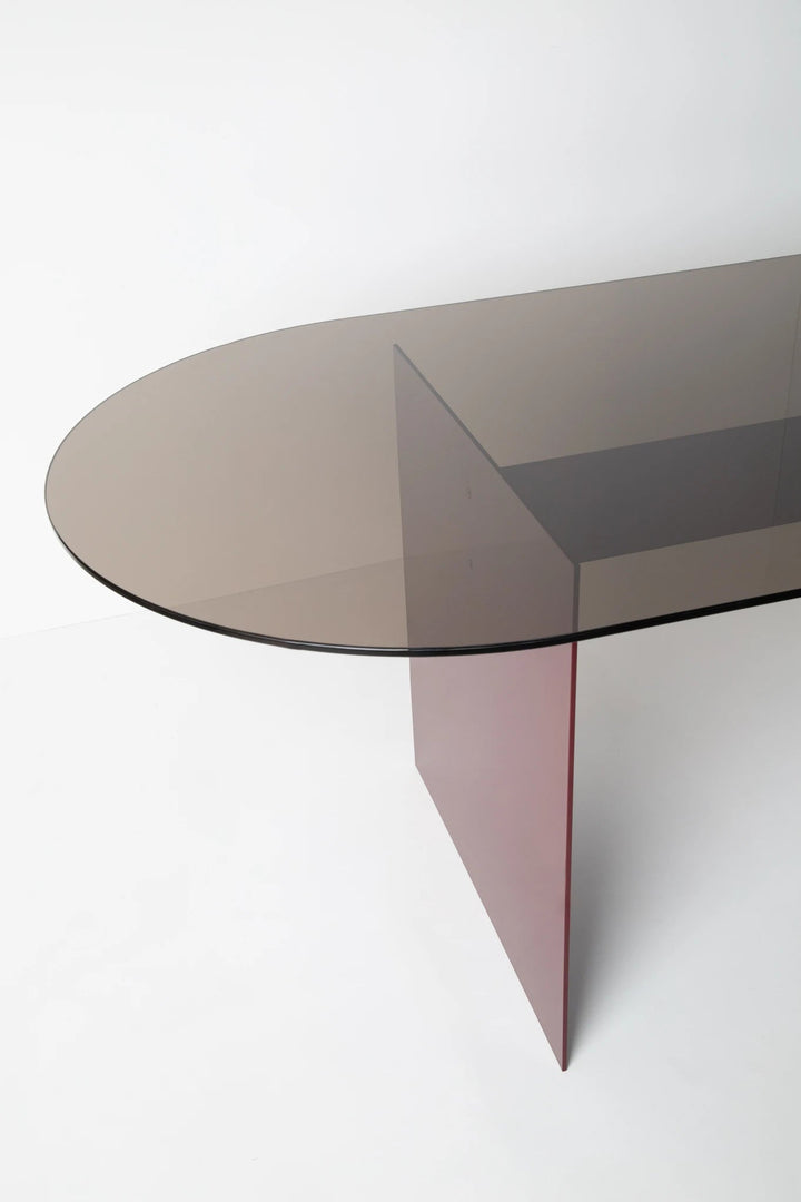 Material Studies Rugosa Dining Table - Kalon Studios Tables - Oxblood - HORNE