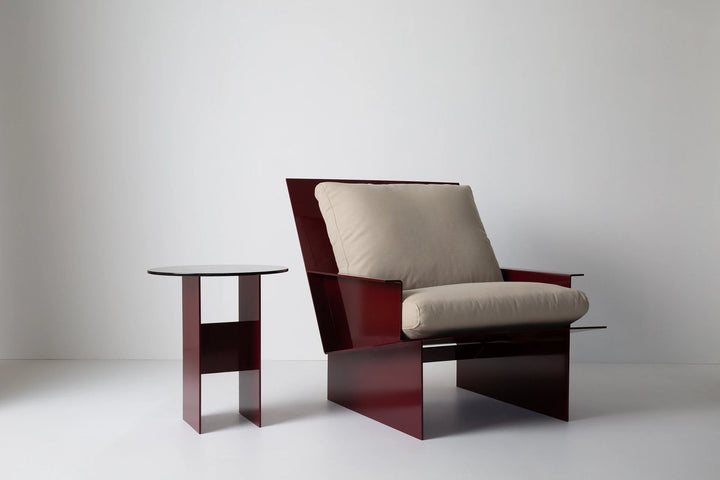 Material Studies Rugosa Side Table - Kalon Studios Bedside Tables - Oxblood - HORNE