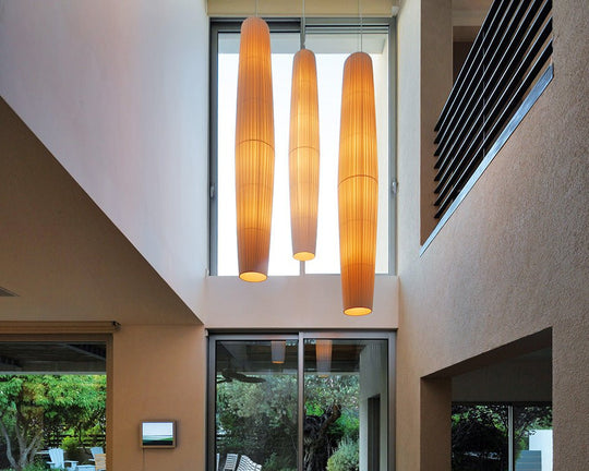 Maxi 02 Pendant Lamp - Bover Pendants - White Ribbon - Hardwired - HORNE